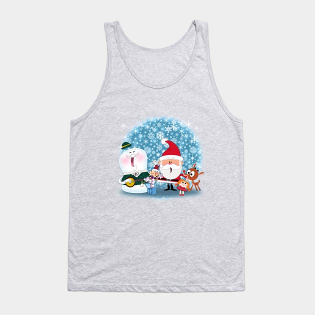 Happy Holidays Tank Top by richhwalsh